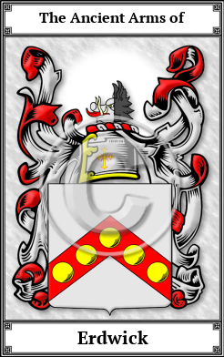 Erdwick Family Crest Download (JPG)  Book Plated - 150 DPI