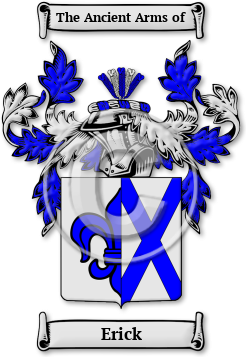 Erick Family Crest Download (jpg) Legacy Series - 150 DPI