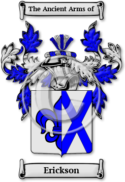 Erickson Family Crest Download (jpg) Legacy Series - 150 DPI