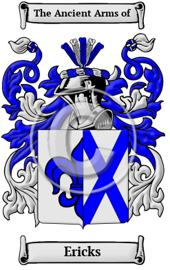 Ericks Family Crest/Coat of Arms
