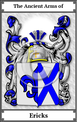 Ericks Family Crest Download (JPG)  Book Plated - 150 DPI
