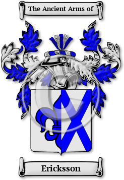Ericksson Family Crest Download (jpg) Legacy Series - 150 DPI