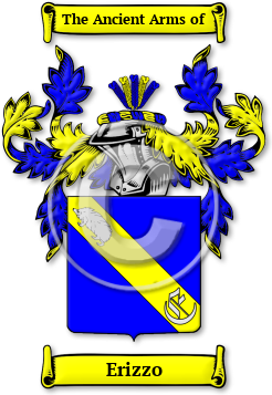 Erizzo Family Crest Download (jpg) Legacy Series - 150 DPI