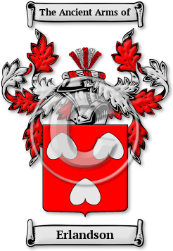 Erlandson Family Crest Download (jpg) Legacy Series - 150 DPI