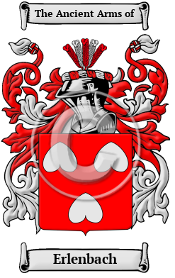 Erlenbach Family Crest Download (JPG) Heritage Series - 600 DPI