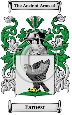 Earnest Family Crest/Coat of Arms