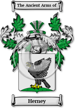 Herney Family Crest Download (JPG) Legacy Series - 600 DPI