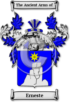 Erneste Family Crest Download (jpg) Legacy Series - 150 DPI