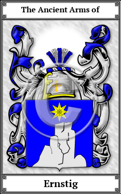 Ernstig Family Crest Download (JPG)  Book Plated - 150 DPI