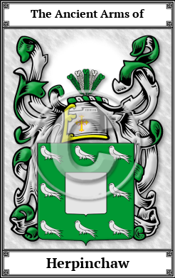 Herpinchaw Family Crest Download (JPG)  Book Plated - 150 DPI