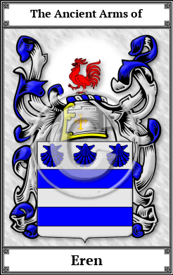 Eren Family Crest Download (JPG) Book Plated - 300 DPI