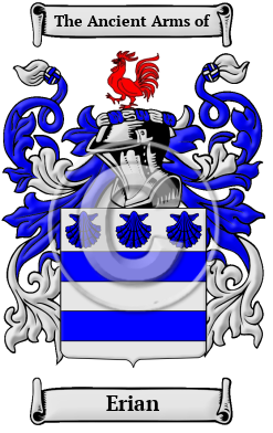 Erian Name Meaning, Family History, Family Crest & Coats of Arms