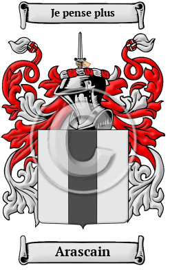 Arascain Family Crest/Coat of Arms