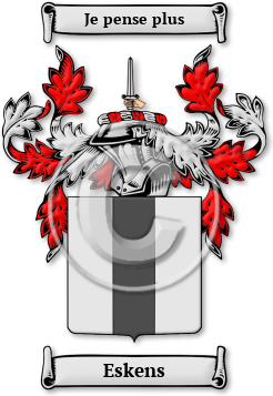 Eskens Family Crest Download (JPG) Legacy Series - 600 DPI