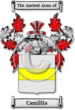 Camillia Family Crest Download (jpg) Legacy Series - 150 DPI