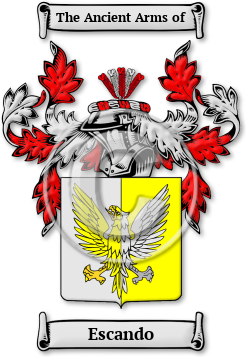 Escando Family Crest Download (jpg) Legacy Series - 150 DPI