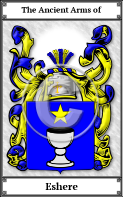 Eshere Family Crest Download (JPG) Book Plated - 600 DPI