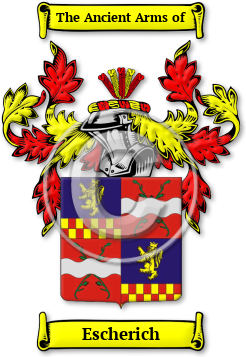Escherich Family Crest Download (jpg) Legacy Series - 150 DPI