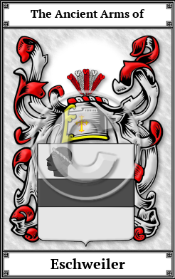Eschweiler Family Crest Download (JPG) Book Plated - 600 DPI