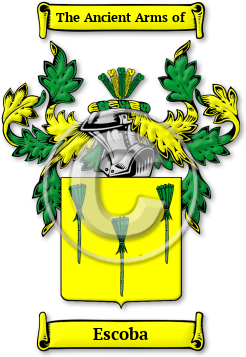 Escoba Family Crest Download (jpg) Legacy Series - 150 DPI