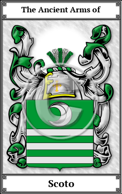 Scoto Family Crest Download (JPG)  Book Plated - 150 DPI