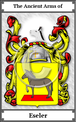Eseler Family Crest Download (JPG)  Book Plated - 150 DPI