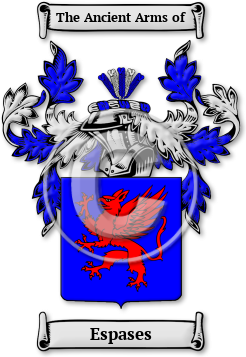 Espases Family Crest Download (JPG) Legacy Series - 600 DPI