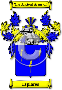 Espiares Family Crest Download (jpg) Legacy Series - 150 DPI