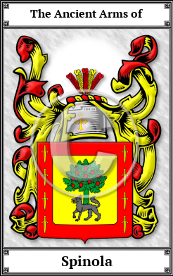 Spinola Family Crest Download (JPG)  Book Plated - 150 DPI