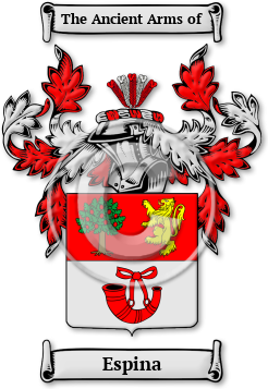 Espina Family Crest Download (jpg) Legacy Series - 150 DPI