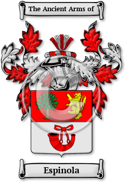 Espinola Family Crest Download (jpg) Legacy Series - 150 DPI