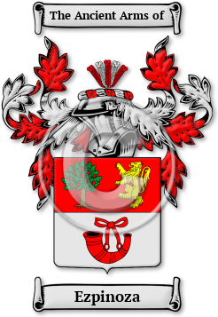Ezpinoza Family Crest Download (jpg) Legacy Series - 150 DPI