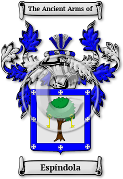 Espíndola Family Crest Download (JPG) Legacy Series - 300 DPI