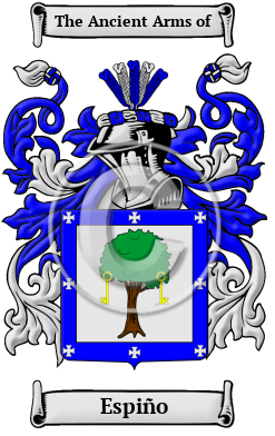 Espiño Family Crest Download (JPG) Heritage Series - 300 DPI