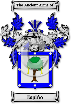 Espiño Family Crest Download (jpg) Legacy Series - 150 DPI