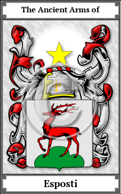 Esposti Family Crest Download (JPG)  Book Plated - 150 DPI