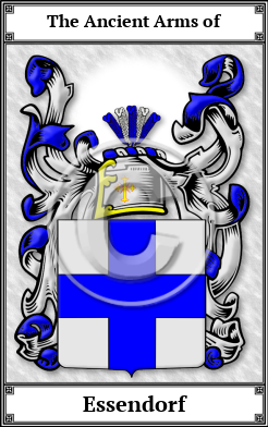 Essendorf Family Crest Download (JPG)  Book Plated - 150 DPI