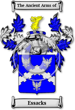 Essacks Family Crest Download (jpg) Legacy Series - 150 DPI