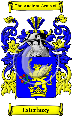 Esterhazy Family Crest Download (JPG) Heritage Series - 600 DPI