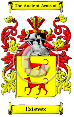 Estevez Family Crest Download (JPG) Heritage Series - 600 DPI