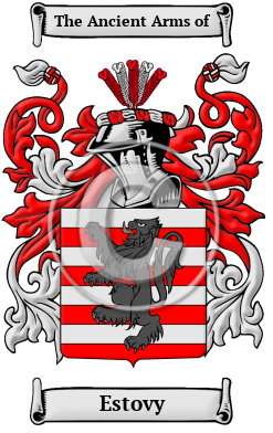Estovy Family Crest/Coat of Arms