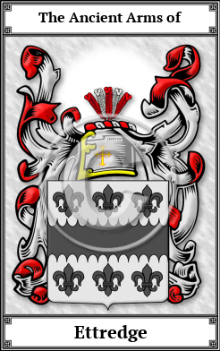 Ettredge Family Crest Download (JPG) Book Plated - 600 DPI