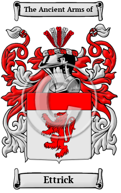 Ettrick Family Crest Download (JPG) Heritage Series - 600 DPI