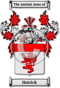 Hatrick Family Crest Download (jpg) Legacy Series - 150 DPI