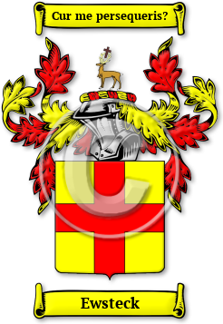 Ewsteck Family Crest Download (jpg) Legacy Series - 150 DPI