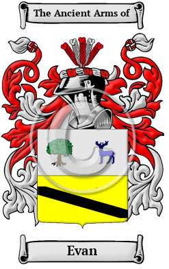 Evan Family Crest Download (JPG) Heritage Series - 600 DPI