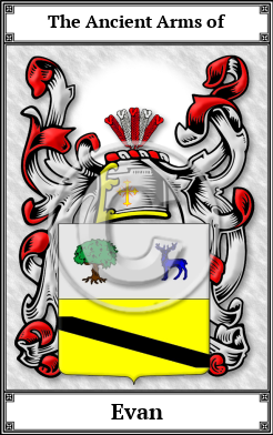 Evan Family Crest Download (JPG)  Book Plated - 150 DPI