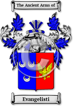 Evangelisti Family Crest Download (jpg) Legacy Series - 150 DPI