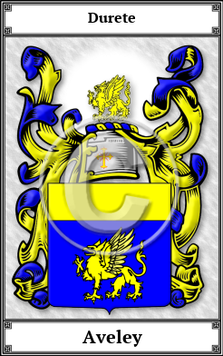 Aveley Family Crest Download (JPG)  Book Plated - 150 DPI