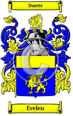 Evelen Family Crest/Coat of Arms